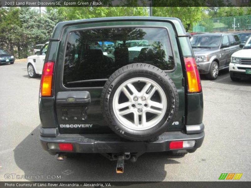 Epsom Green / Black 2003 Land Rover Discovery SE