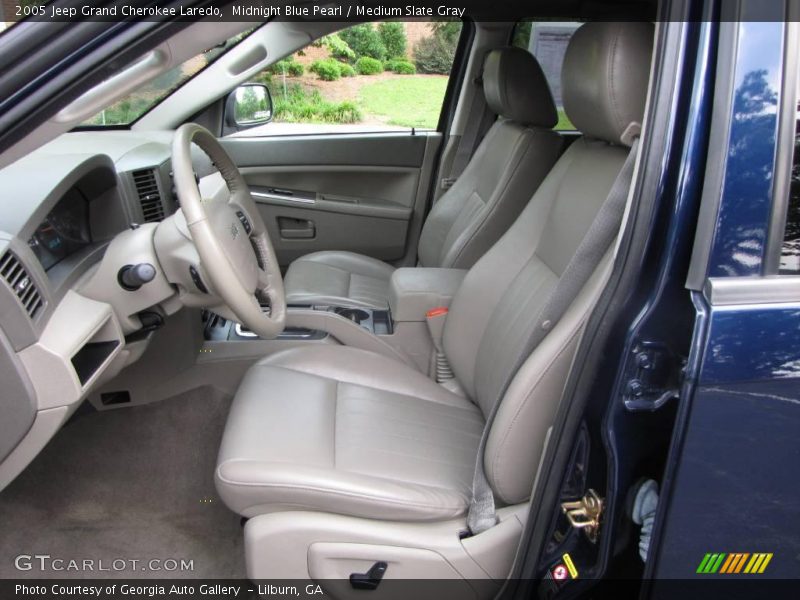 Midnight Blue Pearl / Medium Slate Gray 2005 Jeep Grand Cherokee Laredo