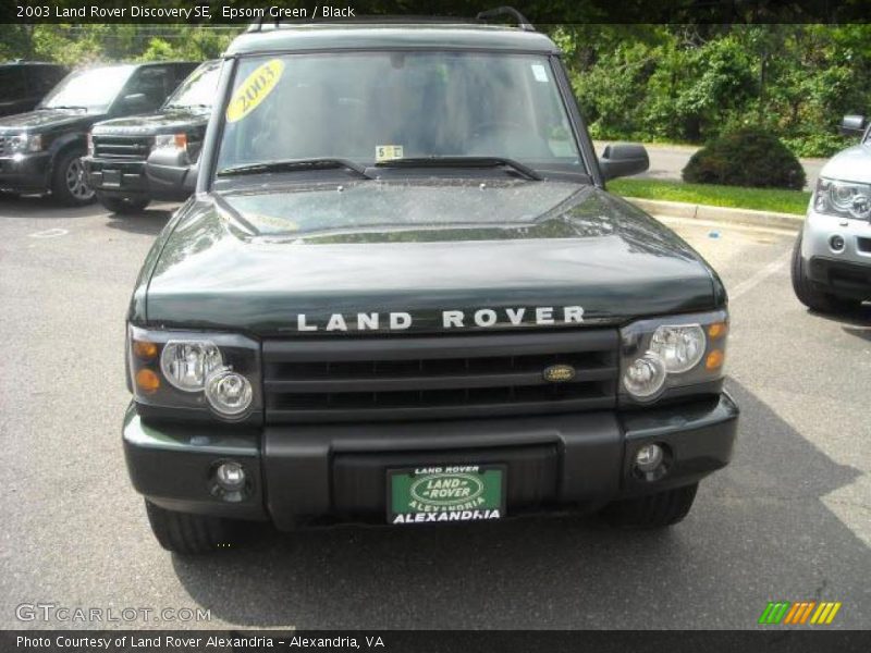 Epsom Green / Black 2003 Land Rover Discovery SE