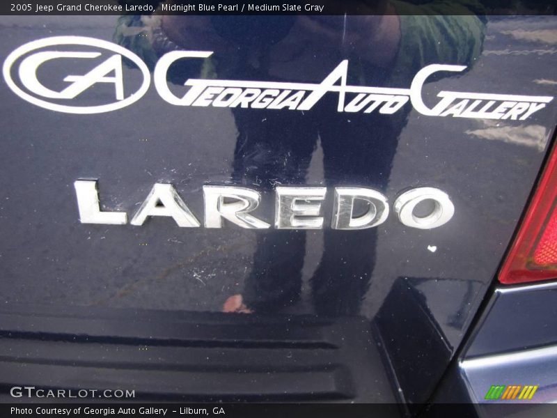 Midnight Blue Pearl / Medium Slate Gray 2005 Jeep Grand Cherokee Laredo