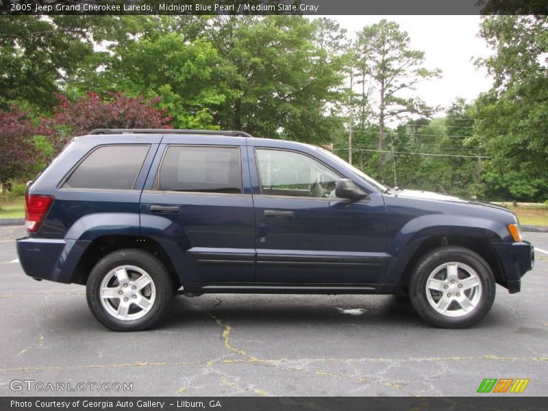 Midnight Blue Pearl / Medium Slate Gray 2005 Jeep Grand Cherokee Laredo
