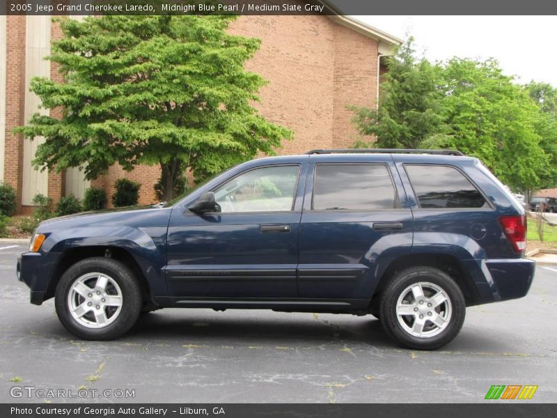 Midnight Blue Pearl / Medium Slate Gray 2005 Jeep Grand Cherokee Laredo