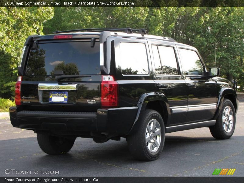 Black / Dark Slate Gray/Light Graystone 2006 Jeep Commander Limited
