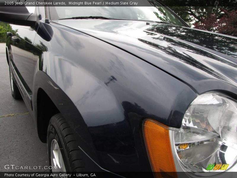 Midnight Blue Pearl / Medium Slate Gray 2005 Jeep Grand Cherokee Laredo