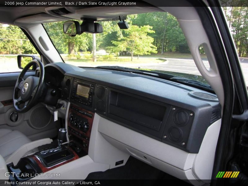 Black / Dark Slate Gray/Light Graystone 2006 Jeep Commander Limited