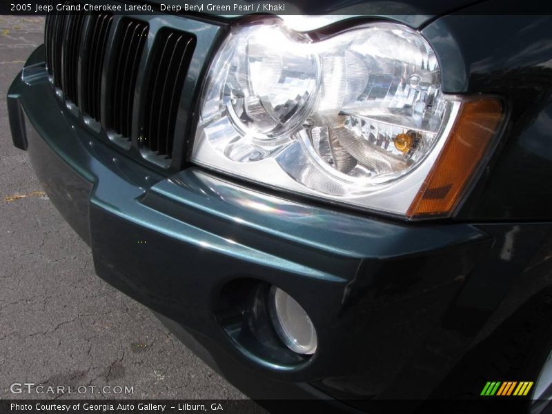 Deep Beryl Green Pearl / Khaki 2005 Jeep Grand Cherokee Laredo