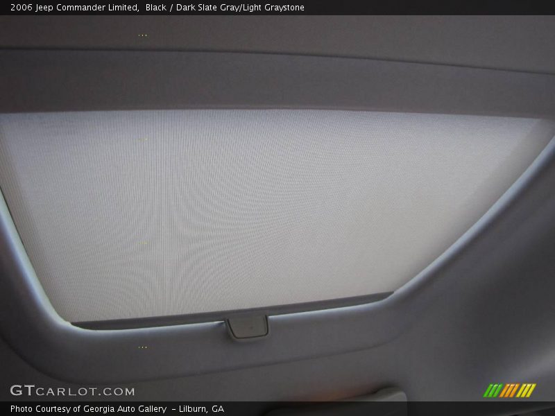 Black / Dark Slate Gray/Light Graystone 2006 Jeep Commander Limited