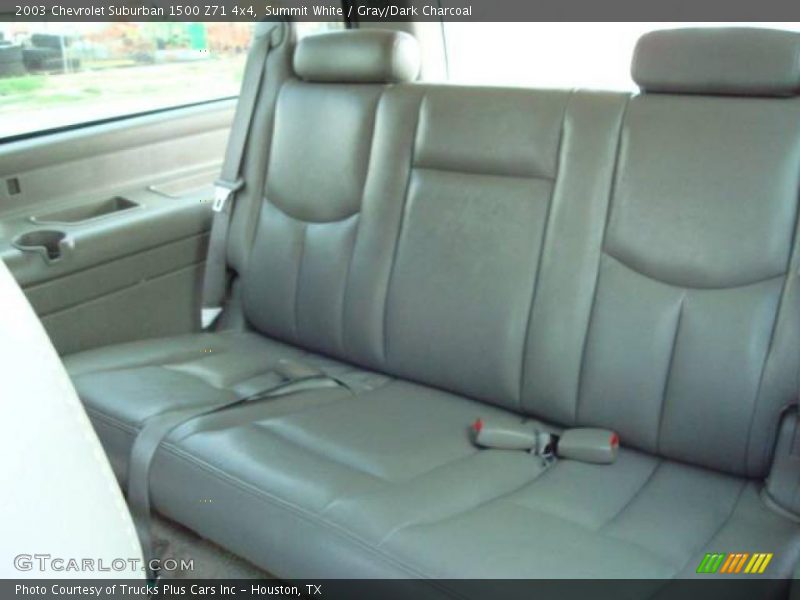 Summit White / Gray/Dark Charcoal 2003 Chevrolet Suburban 1500 Z71 4x4