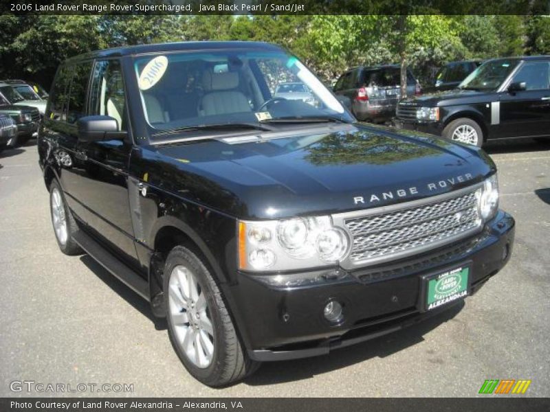 Java Black Pearl / Sand/Jet 2006 Land Rover Range Rover Supercharged