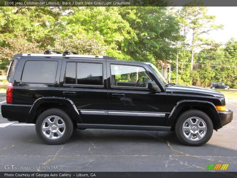 Black / Dark Slate Gray/Light Graystone 2006 Jeep Commander Limited