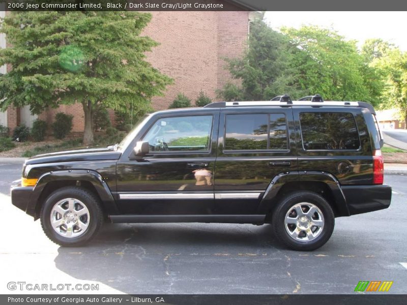 Black / Dark Slate Gray/Light Graystone 2006 Jeep Commander Limited