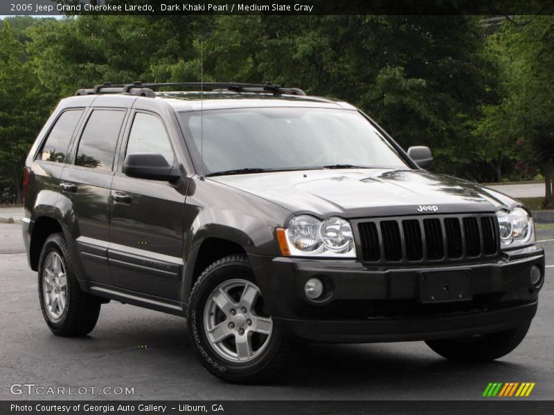 Dark Khaki Pearl / Medium Slate Gray 2006 Jeep Grand Cherokee Laredo
