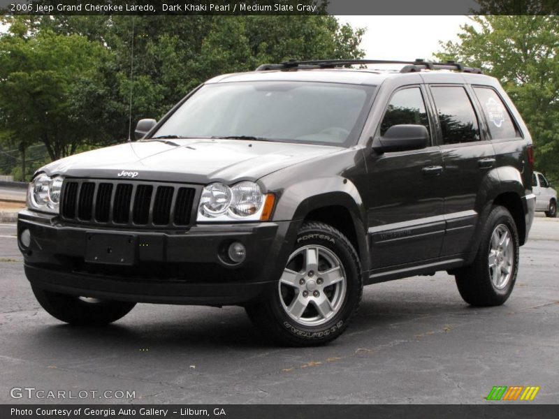 Dark Khaki Pearl / Medium Slate Gray 2006 Jeep Grand Cherokee Laredo