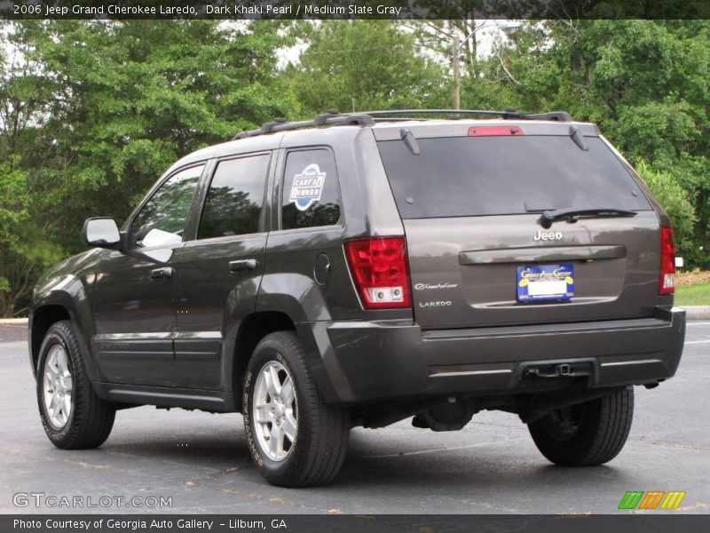 Dark Khaki Pearl / Medium Slate Gray 2006 Jeep Grand Cherokee Laredo
