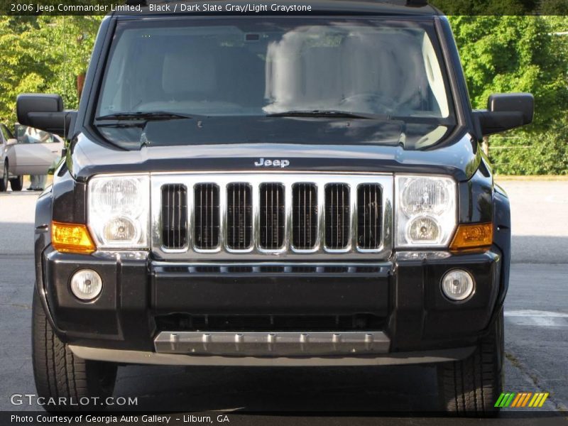 Black / Dark Slate Gray/Light Graystone 2006 Jeep Commander Limited