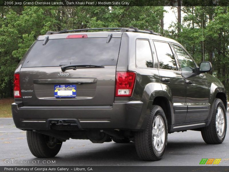 Dark Khaki Pearl / Medium Slate Gray 2006 Jeep Grand Cherokee Laredo
