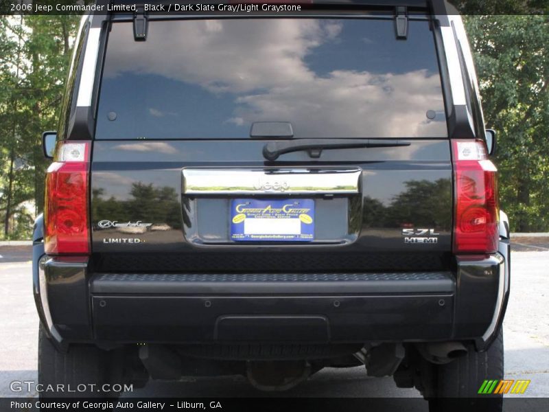 Black / Dark Slate Gray/Light Graystone 2006 Jeep Commander Limited