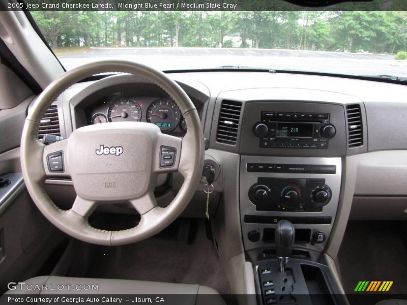 Midnight Blue Pearl / Medium Slate Gray 2005 Jeep Grand Cherokee Laredo