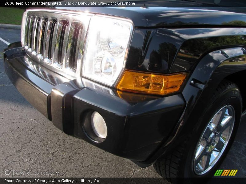 Black / Dark Slate Gray/Light Graystone 2006 Jeep Commander Limited