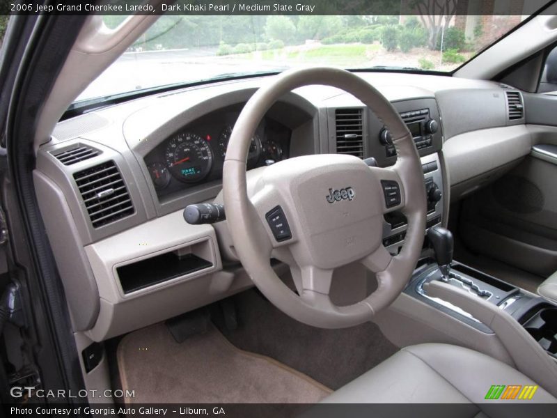 Dark Khaki Pearl / Medium Slate Gray 2006 Jeep Grand Cherokee Laredo