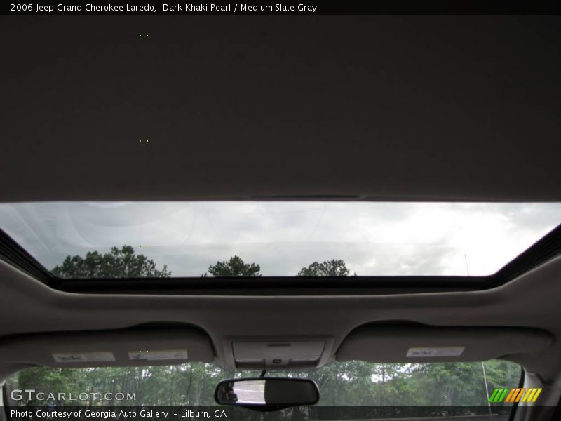 Dark Khaki Pearl / Medium Slate Gray 2006 Jeep Grand Cherokee Laredo