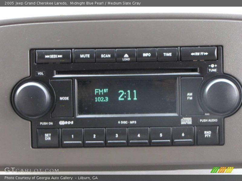 Midnight Blue Pearl / Medium Slate Gray 2005 Jeep Grand Cherokee Laredo