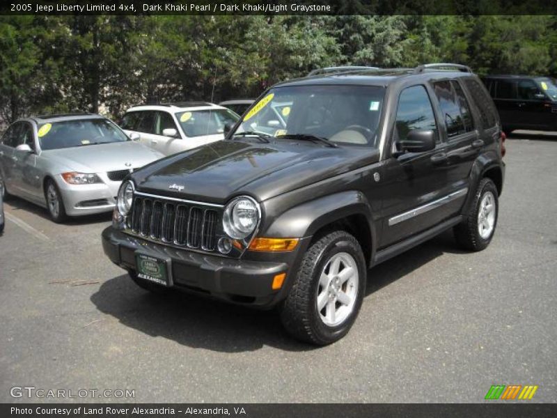 Dark Khaki Pearl / Dark Khaki/Light Graystone 2005 Jeep Liberty Limited 4x4