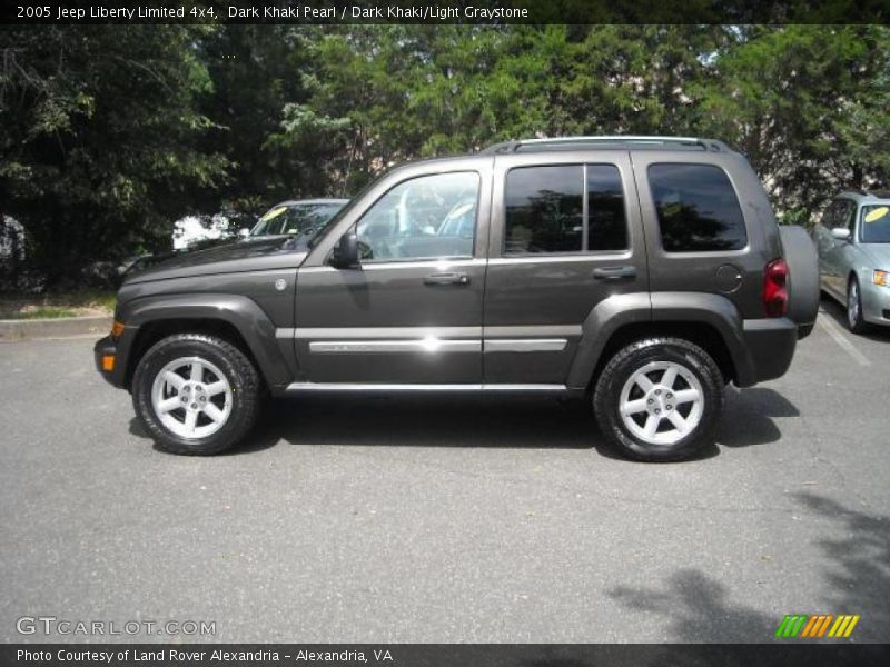 Dark Khaki Pearl / Dark Khaki/Light Graystone 2005 Jeep Liberty Limited 4x4