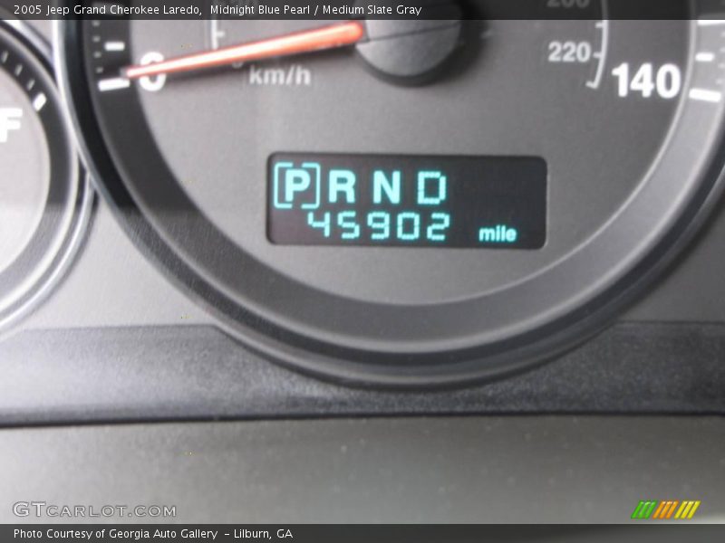 Midnight Blue Pearl / Medium Slate Gray 2005 Jeep Grand Cherokee Laredo