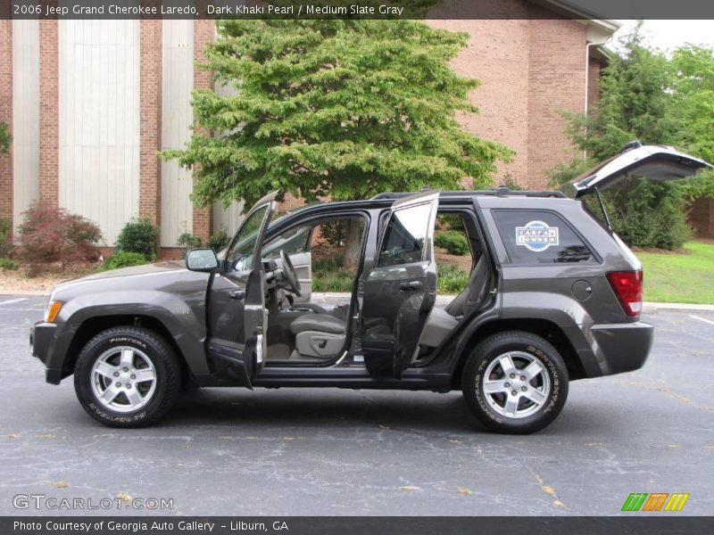 Dark Khaki Pearl / Medium Slate Gray 2006 Jeep Grand Cherokee Laredo