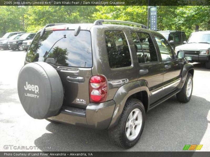 Dark Khaki Pearl / Dark Khaki/Light Graystone 2005 Jeep Liberty Limited 4x4