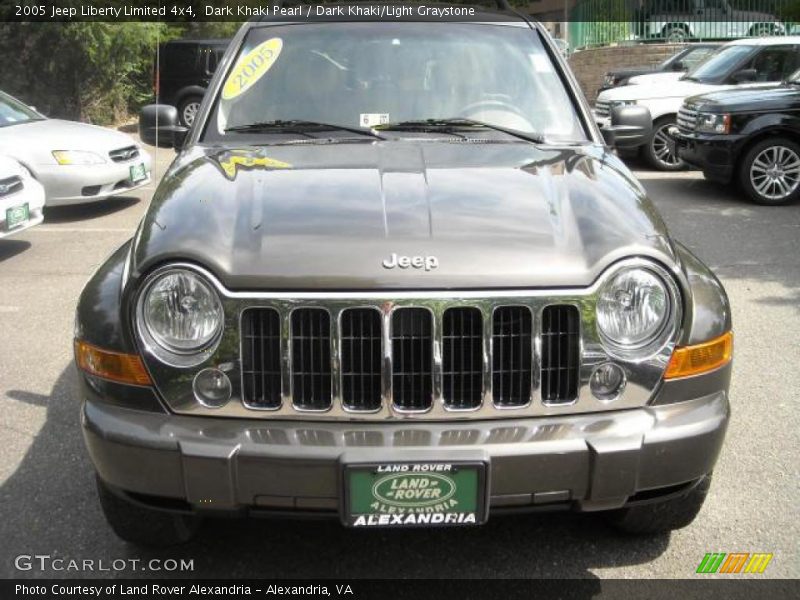 Dark Khaki Pearl / Dark Khaki/Light Graystone 2005 Jeep Liberty Limited 4x4