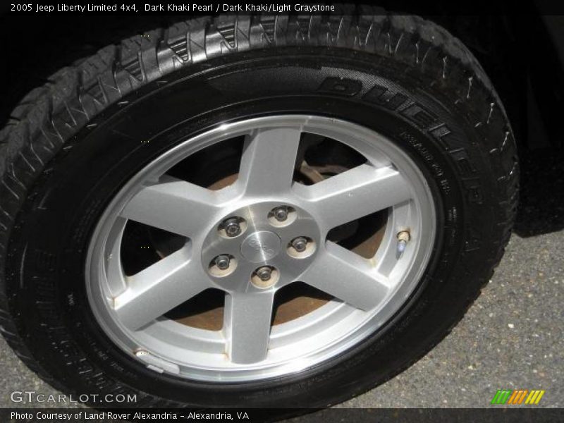 Dark Khaki Pearl / Dark Khaki/Light Graystone 2005 Jeep Liberty Limited 4x4