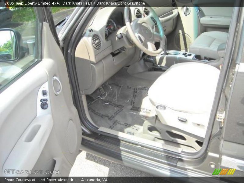 Dark Khaki Pearl / Dark Khaki/Light Graystone 2005 Jeep Liberty Limited 4x4
