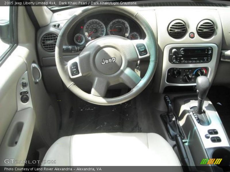 Dark Khaki Pearl / Dark Khaki/Light Graystone 2005 Jeep Liberty Limited 4x4
