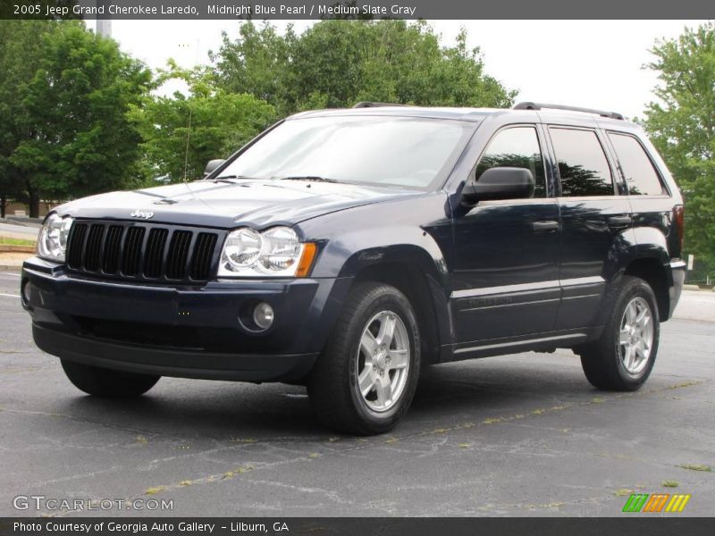 Midnight Blue Pearl / Medium Slate Gray 2005 Jeep Grand Cherokee Laredo