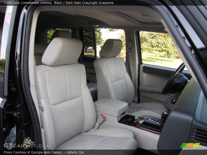Black / Dark Slate Gray/Light Graystone 2006 Jeep Commander Limited