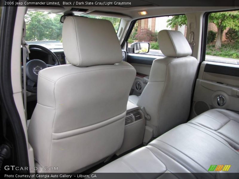 Black / Dark Slate Gray/Light Graystone 2006 Jeep Commander Limited
