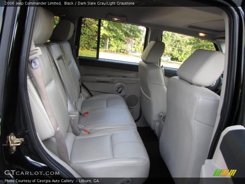 Black / Dark Slate Gray/Light Graystone 2006 Jeep Commander Limited