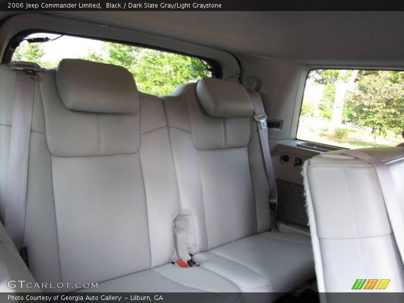 Black / Dark Slate Gray/Light Graystone 2006 Jeep Commander Limited