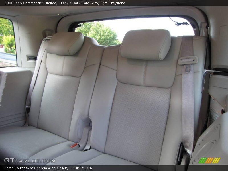 Black / Dark Slate Gray/Light Graystone 2006 Jeep Commander Limited