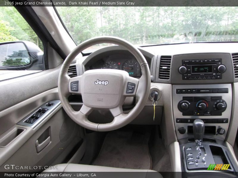 Dark Khaki Pearl / Medium Slate Gray 2006 Jeep Grand Cherokee Laredo