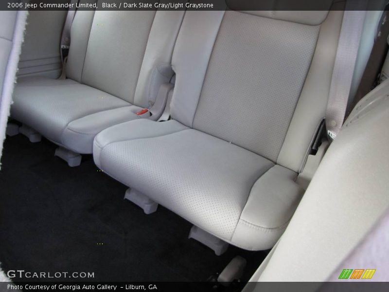 Black / Dark Slate Gray/Light Graystone 2006 Jeep Commander Limited