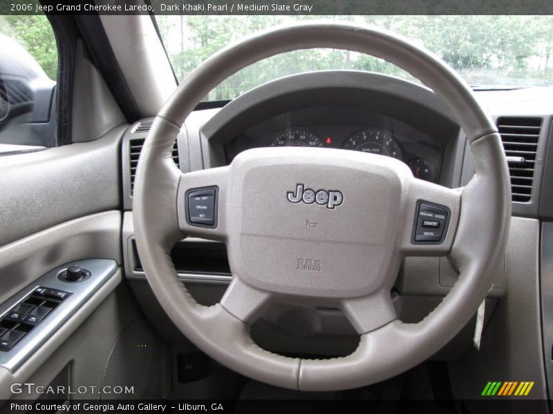 Dark Khaki Pearl / Medium Slate Gray 2006 Jeep Grand Cherokee Laredo