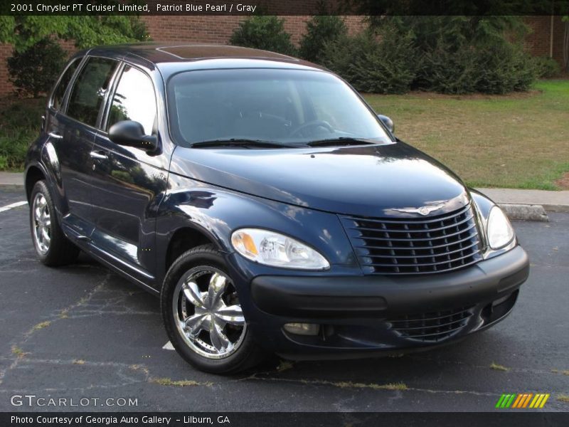 Patriot Blue Pearl / Gray 2001 Chrysler PT Cruiser Limited