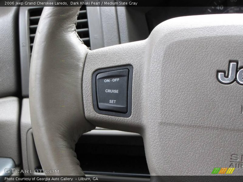 Dark Khaki Pearl / Medium Slate Gray 2006 Jeep Grand Cherokee Laredo