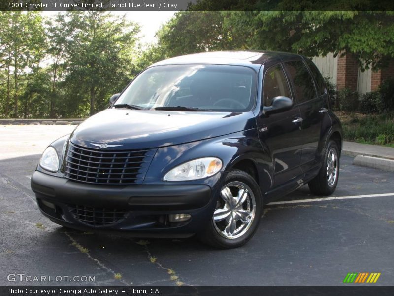 Patriot Blue Pearl / Gray 2001 Chrysler PT Cruiser Limited