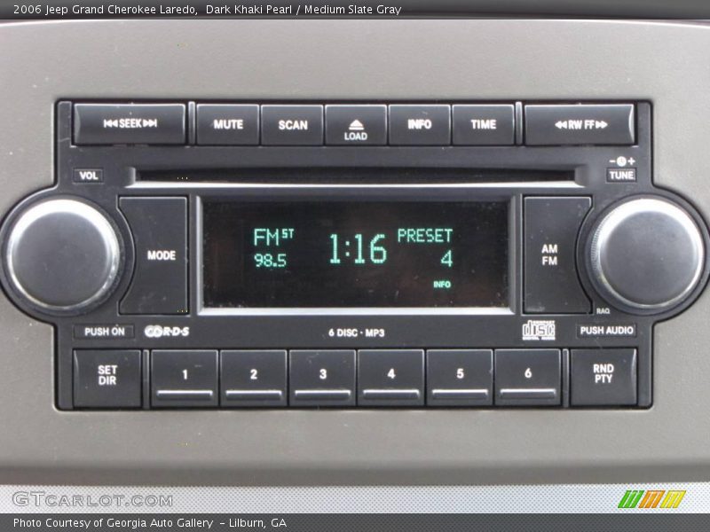 Dark Khaki Pearl / Medium Slate Gray 2006 Jeep Grand Cherokee Laredo