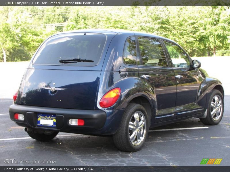 Patriot Blue Pearl / Gray 2001 Chrysler PT Cruiser Limited