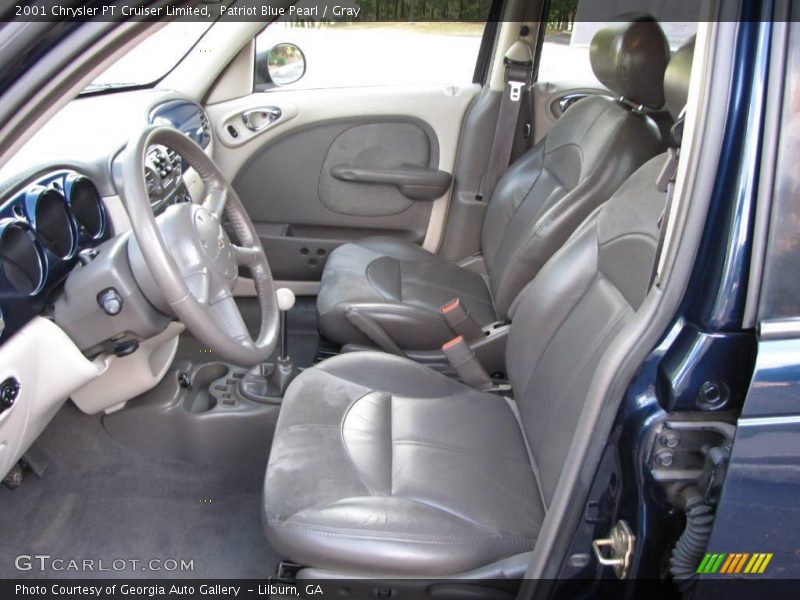 Patriot Blue Pearl / Gray 2001 Chrysler PT Cruiser Limited